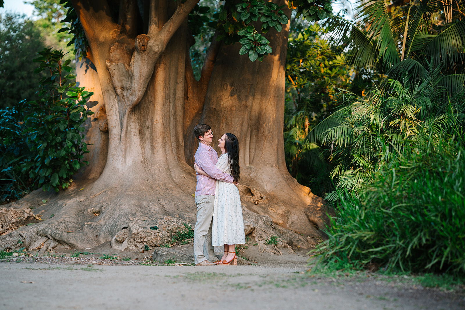 Southern California sunset engagement photos
